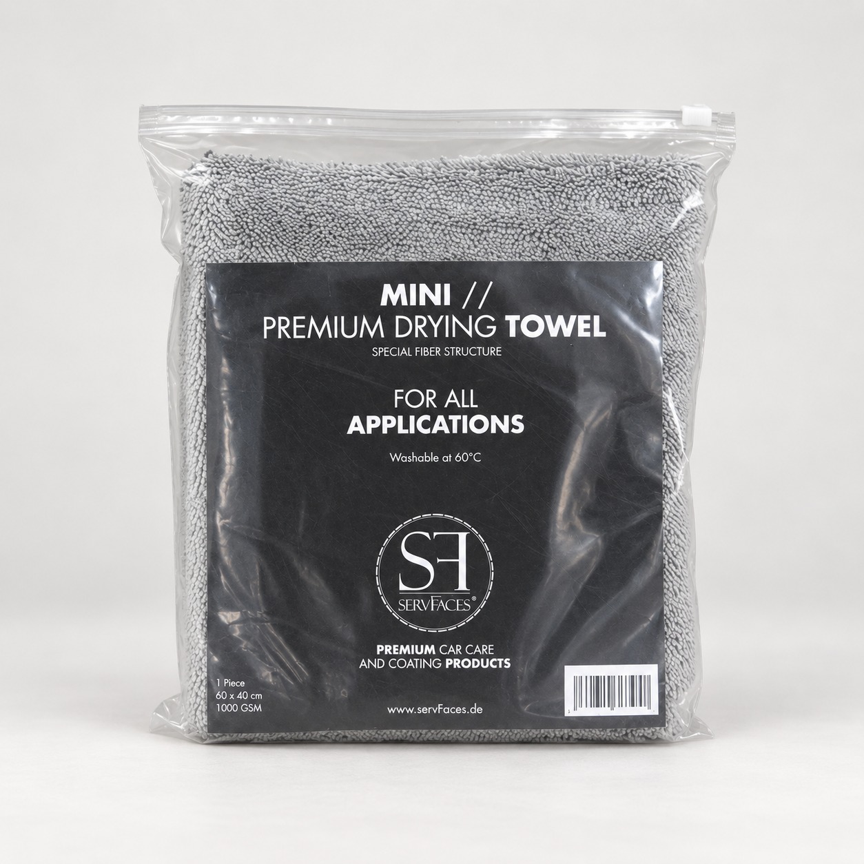 MINI Premium Drying Towel, 1 Tuch · 60 × 40 cm